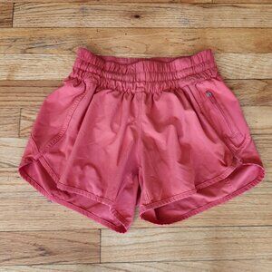 lululemon coral shorts